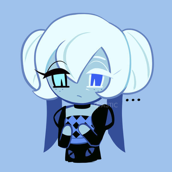 Flat color half body (personal artwork)