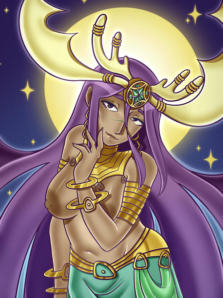 Full shade - halfbody (Artfight attack)